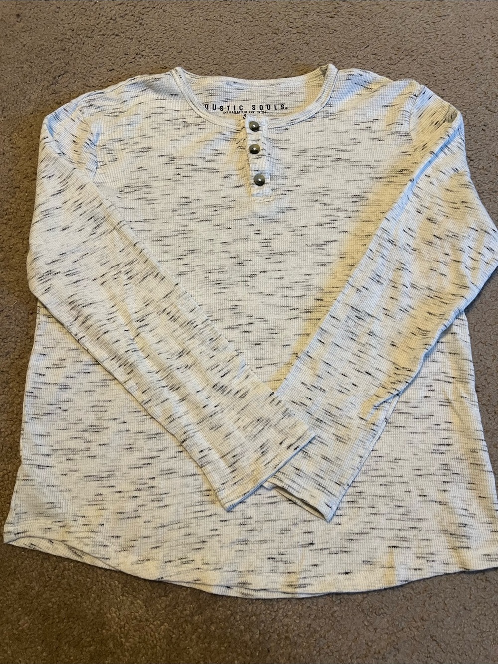 Rustic Souls Women’s Long Sleeve Henley – Size Small.        (15)